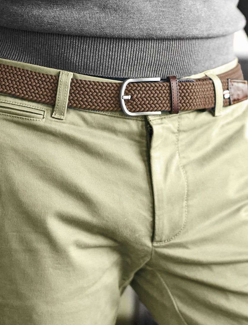 La Boucle riem Verbier bruin stretch