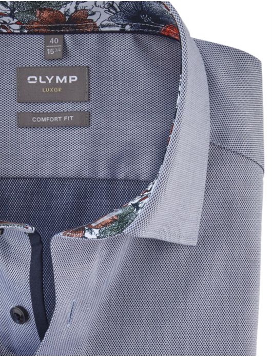 business overhemd blauw Olymp Luxor Comfort Fit