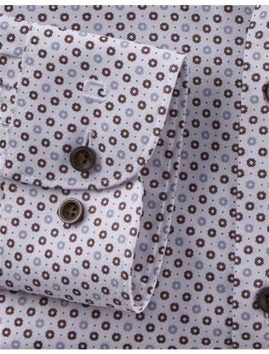 overhemd mouwlengte 7 wit Olymp Level Five body fit