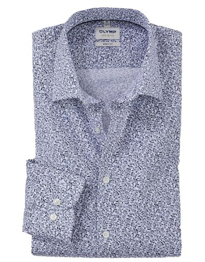 Olymp overhemd mouwlengte 7 lichtblauw Olymp Level Five body fit
