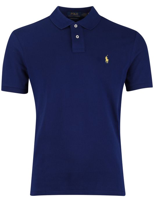 Polo Ralph Lauren polo effen blauw normale fit