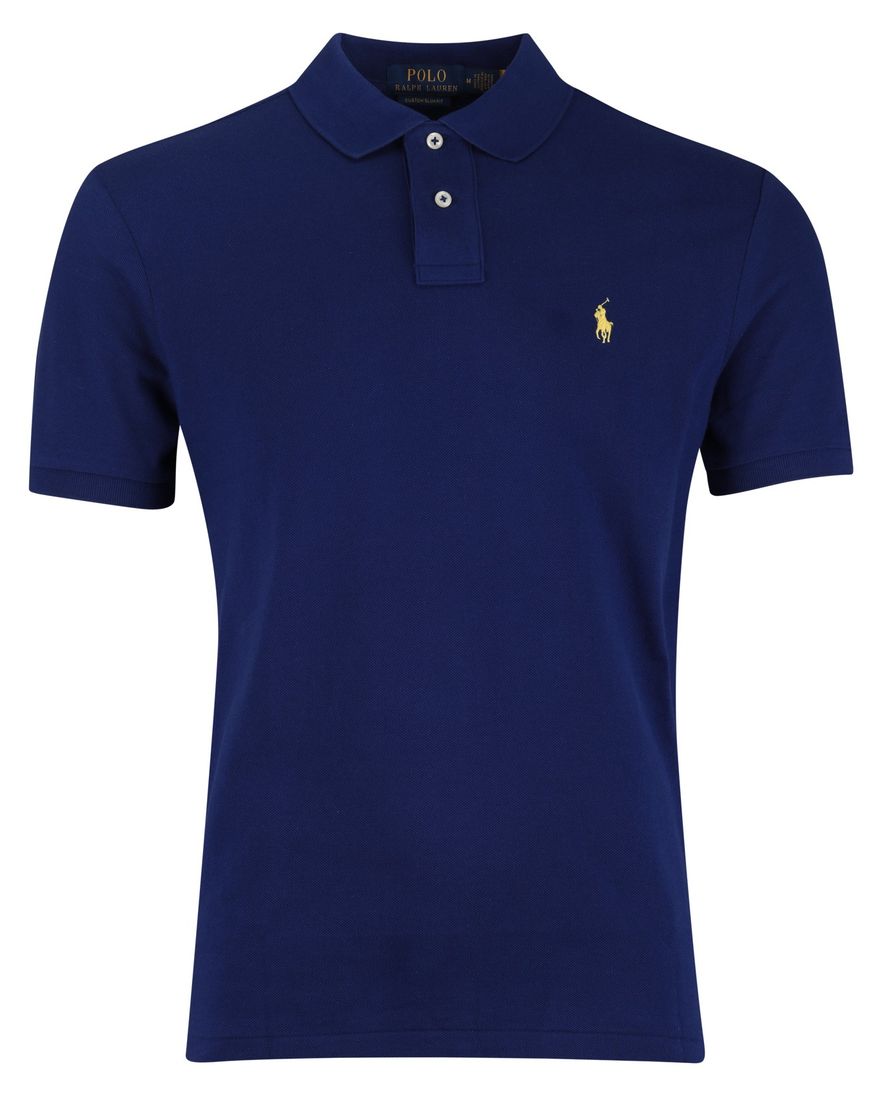 Polo Ralph Lauren polo effen blauw normale fit