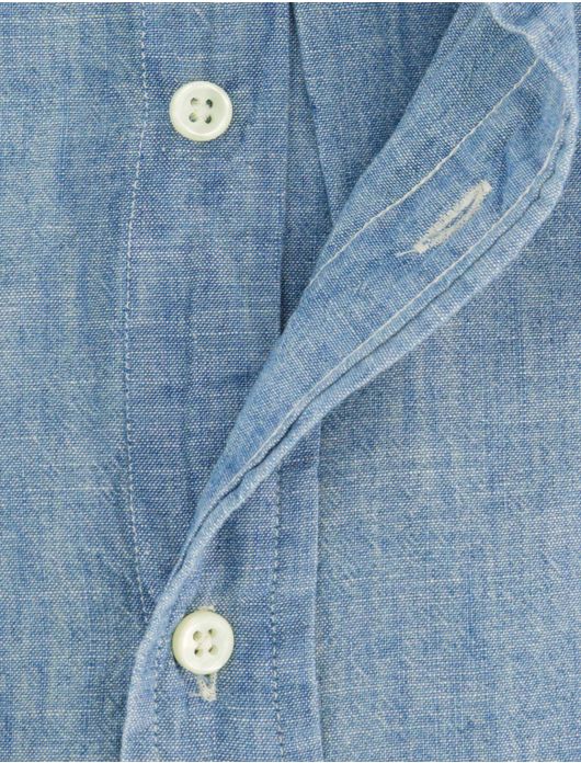 casual overhemd blauw Polo Ralph Lauren Custom Fit