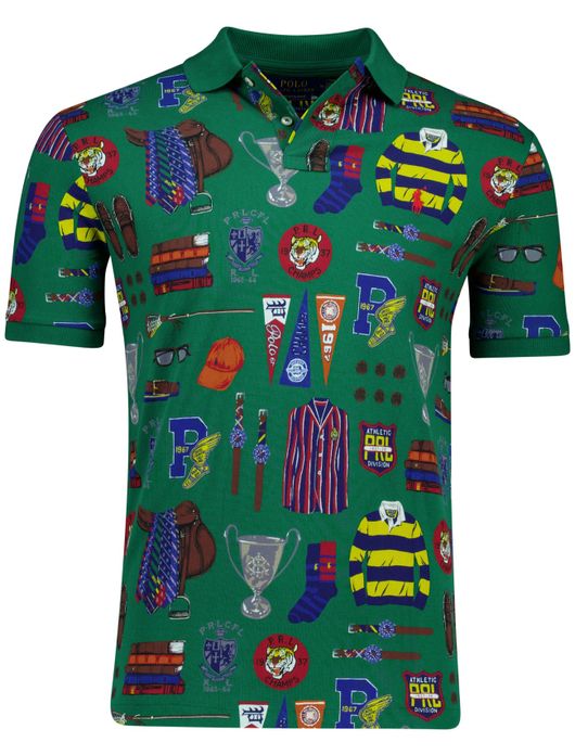 Polo Ralph Lauren polo groen geprint