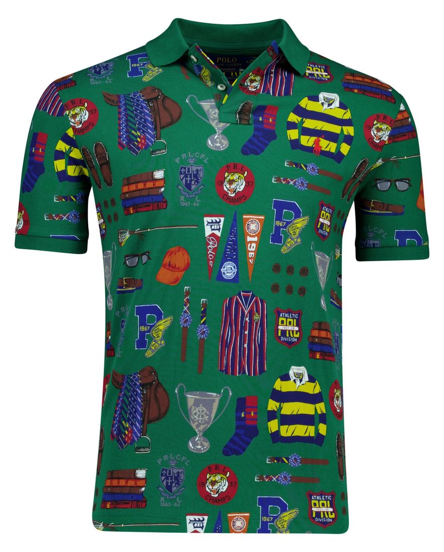 Polo Ralph Lauren polo print groen