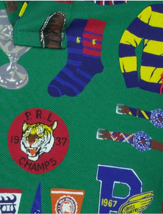 Polo Ralph Lauren polo groen geprint