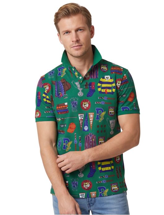 Polo Ralph Lauren polo groen geprint