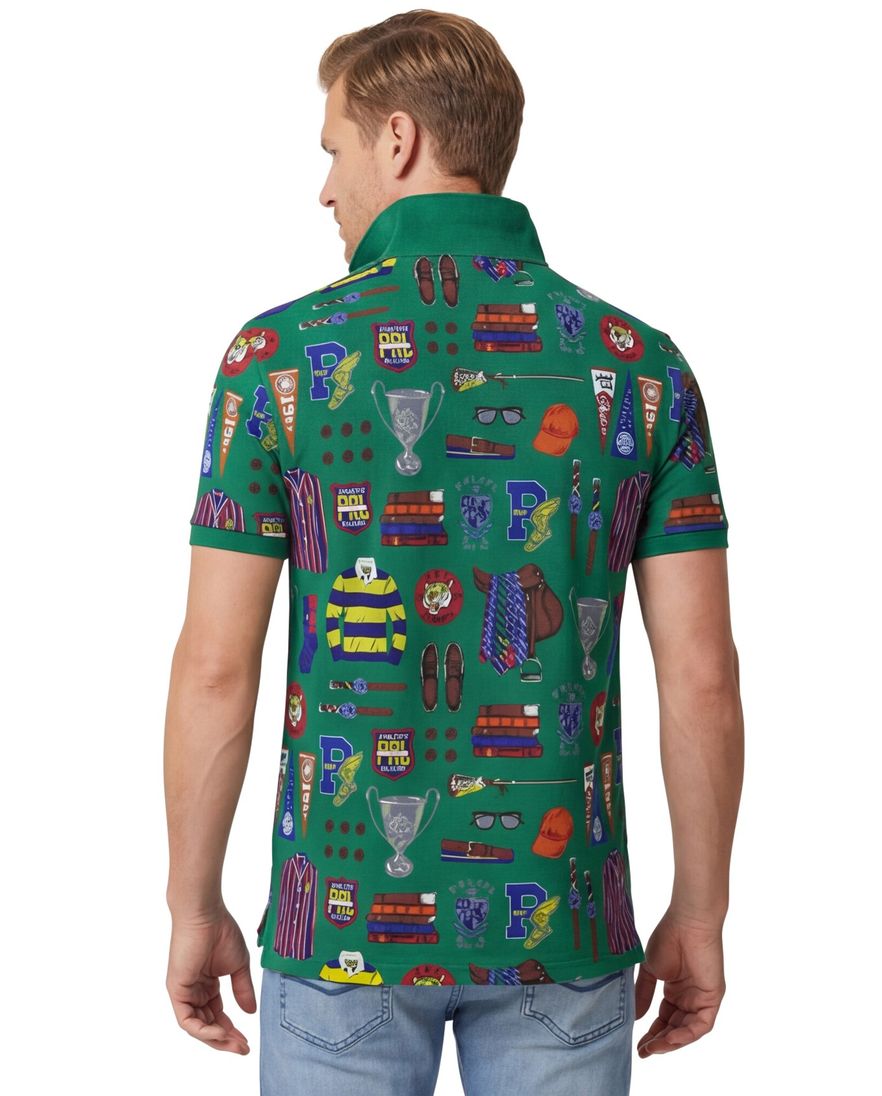 Polo Ralph Lauren polo print groen