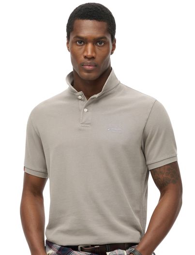 Superdry Superdry poloshirt korte mouw grijs