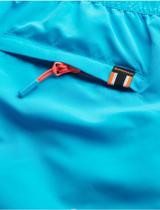 Superdry zwemshort helderblauw effen