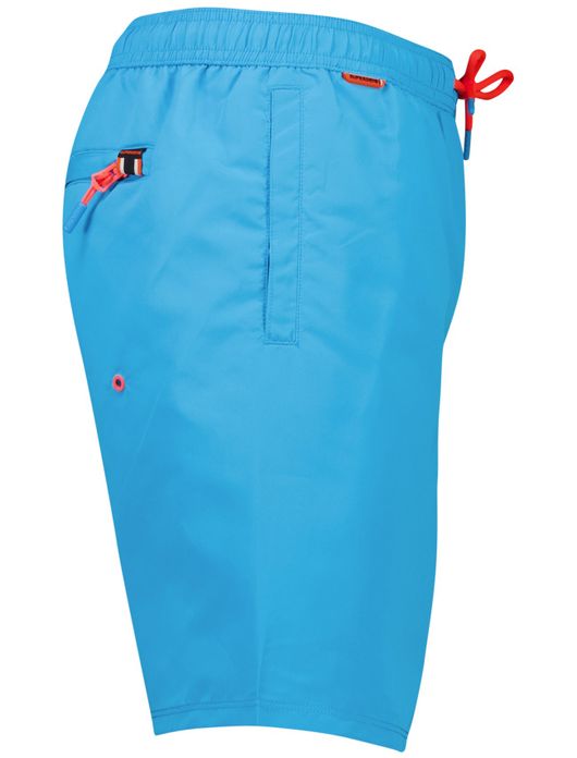 Superdry zwemshort helderblauw effen