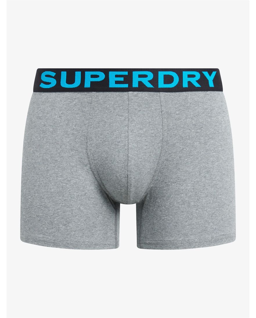 Superdry boxershort grijs 3-pack katoen