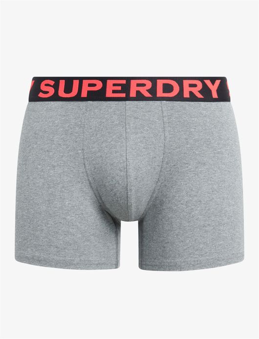 Superdry boxershort grijs 3-pack katoen