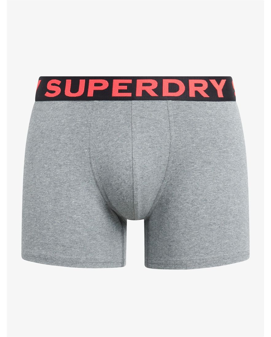 Superdry boxershort grijs 3-pack katoen