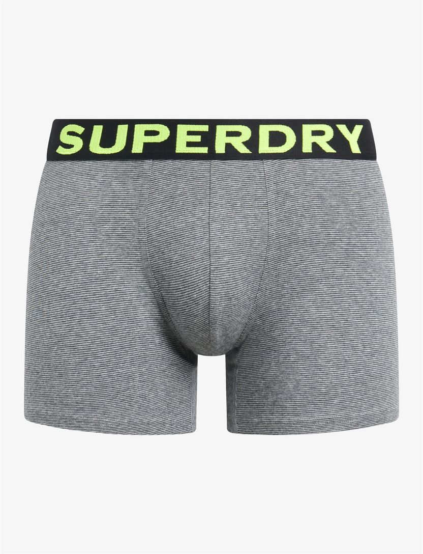 Boxershorts Superdry grijs zwart 3-pack