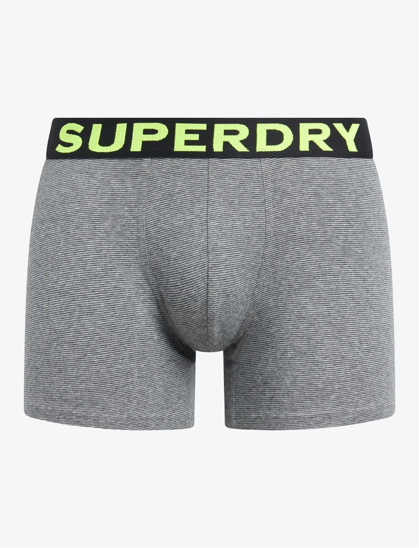 Boxershorts Superdry grijs zwart 3-pack