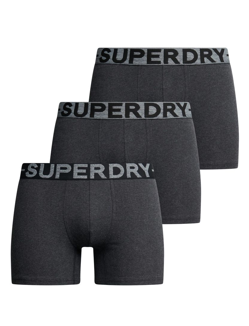 Boxershort Superdry grijs 3-pack