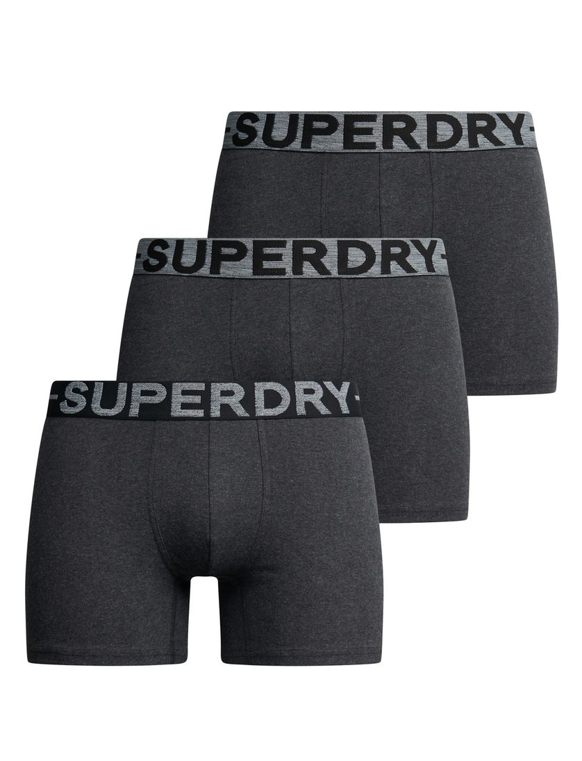 Boxershort Superdry grijs 3-pack