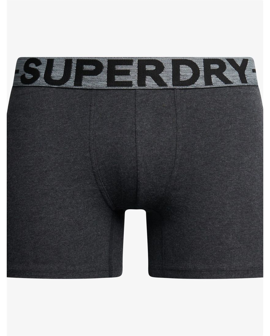 Superdry boxershorts 3-pack grijs