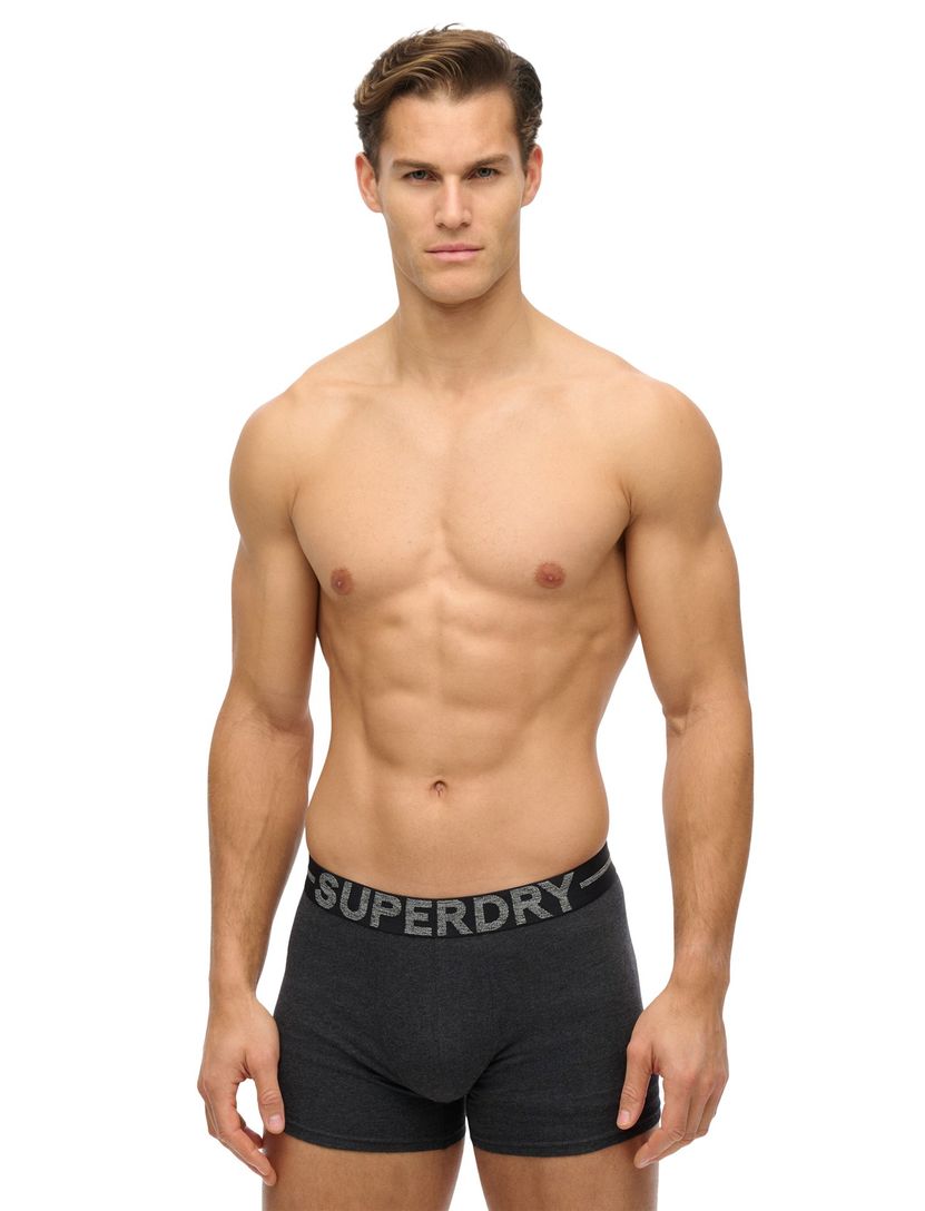 Boxershort Superdry grijs 3-pack