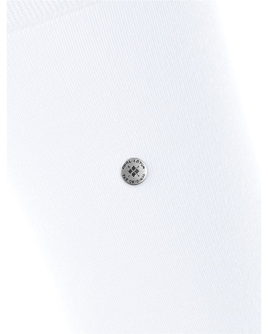 Burlington sokken effen wit katoen