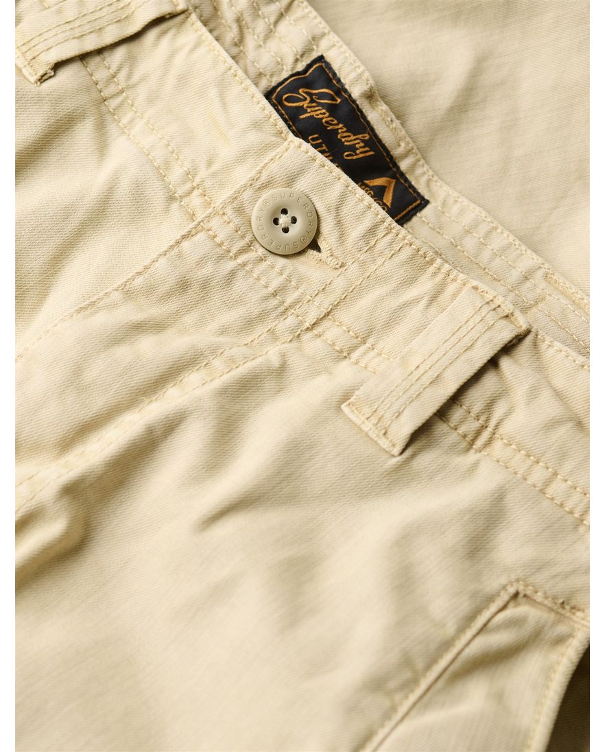 Superdry korte cargo beige effen