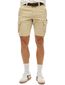 Superdry bermuda beige zakken effen
