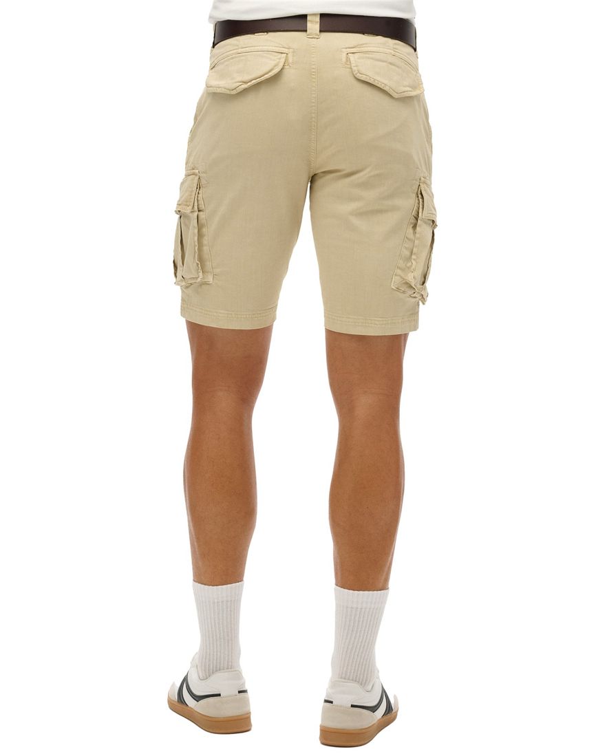 Superdry korte cargo beige effen