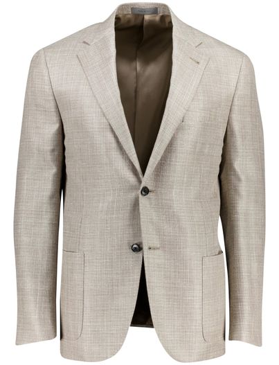 Corneliani Corneliani colbert beige geprint wol
