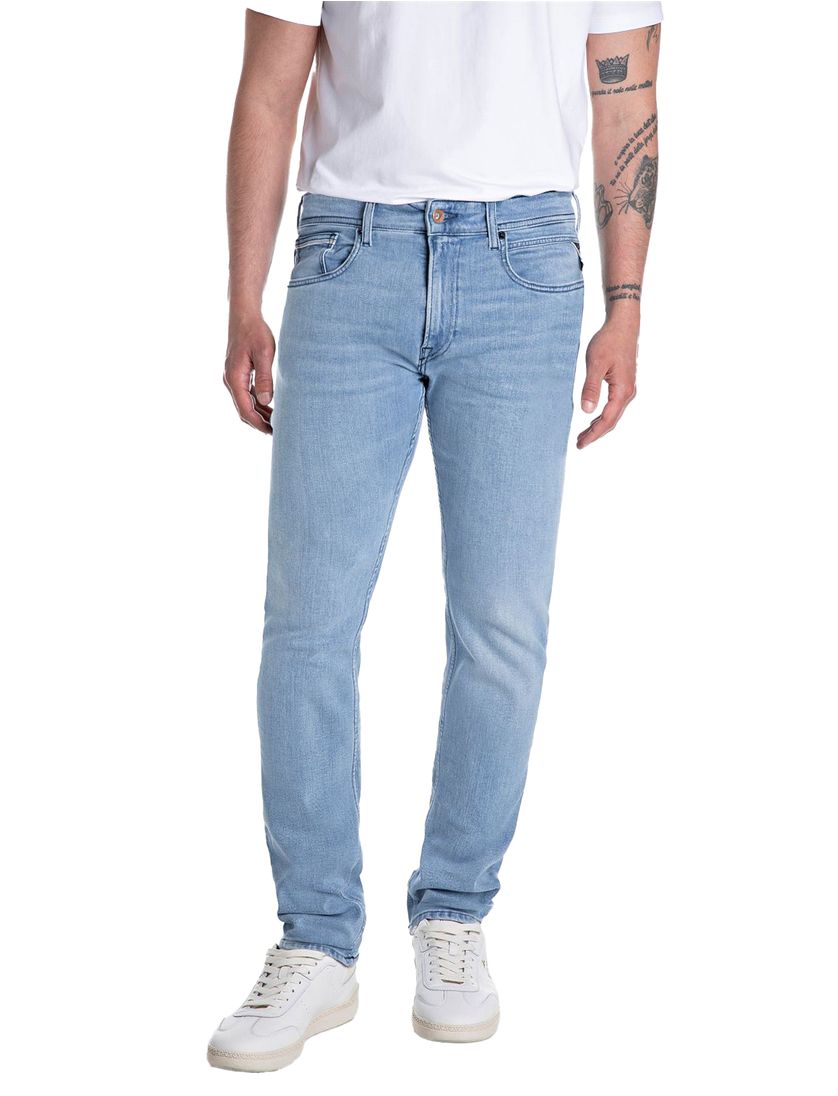 jeans Replay Grover lichtblauw