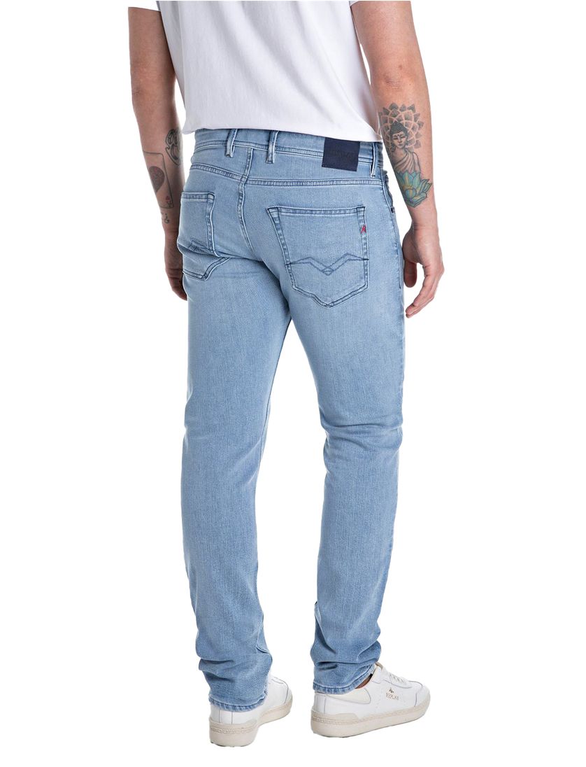 jeans Replay Grover lichtblauw