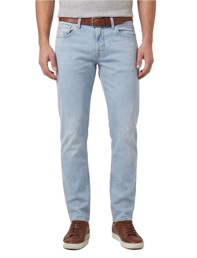 Replay jeans Grover straight fit lichtblauw denim