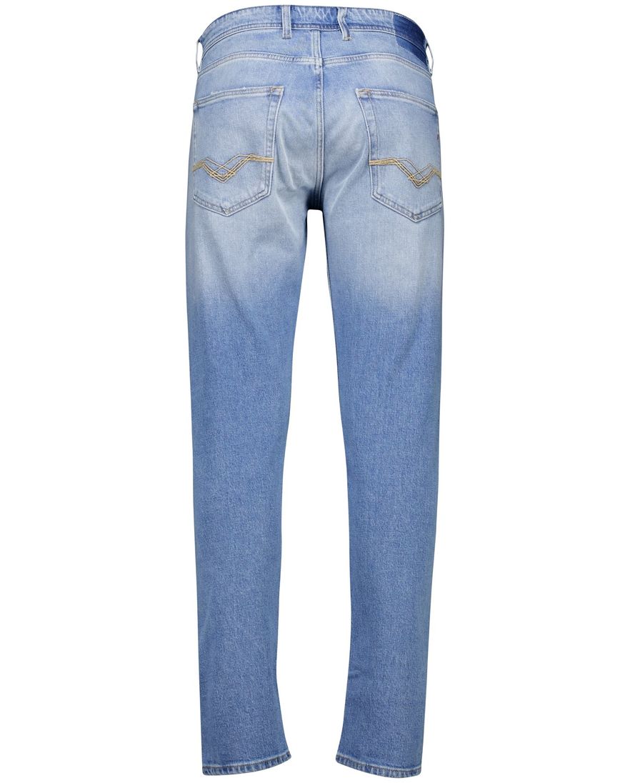 Replay jeans Grover straight fit lichtblauw