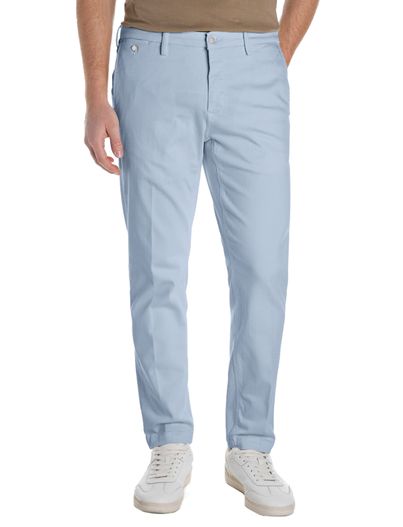 Replay Replay Benni Pantalon chino lichtblauw regular fit