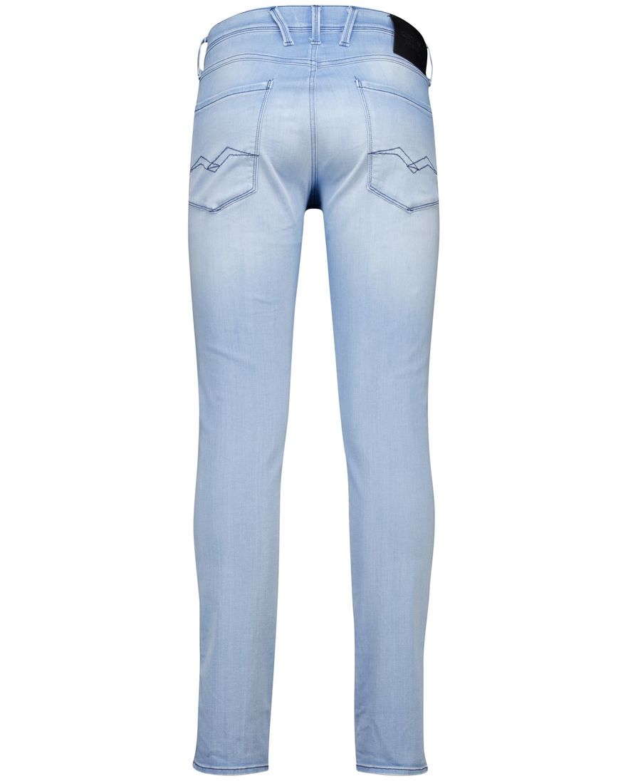 Replay jeans Anbass Hyperflex lichtblauw effen slim fit