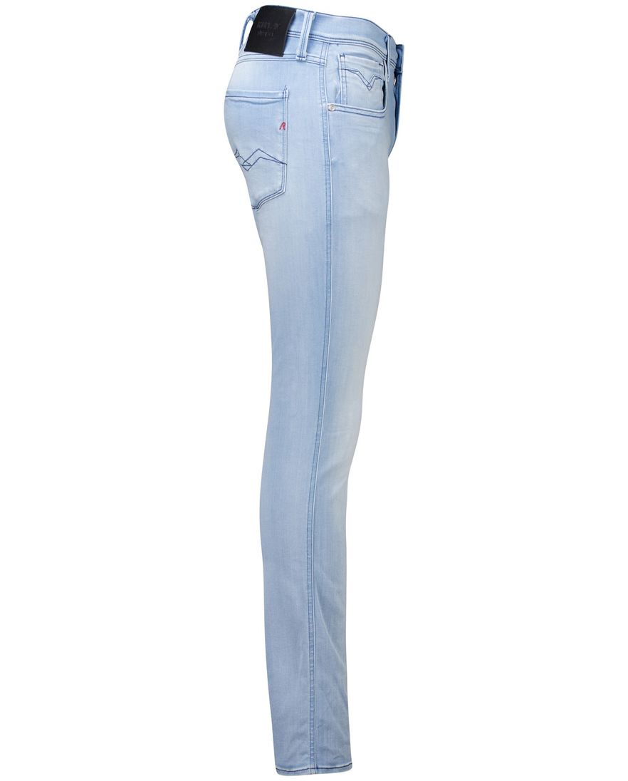 Replay jeans Anbass Hyperflex lichtblauw effen slim fit