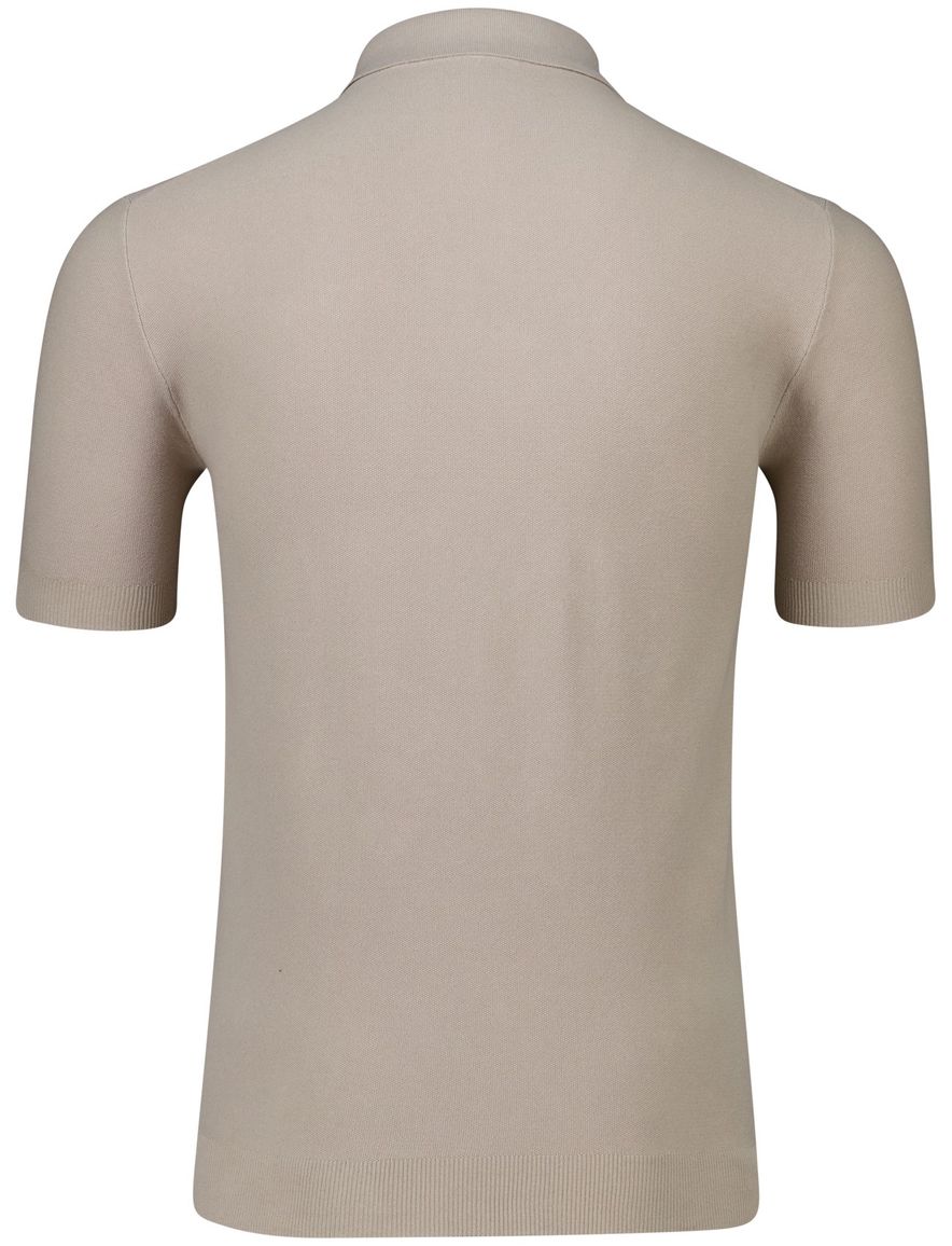 Thomas Maine katoenen poloshirt effe beige normale fit