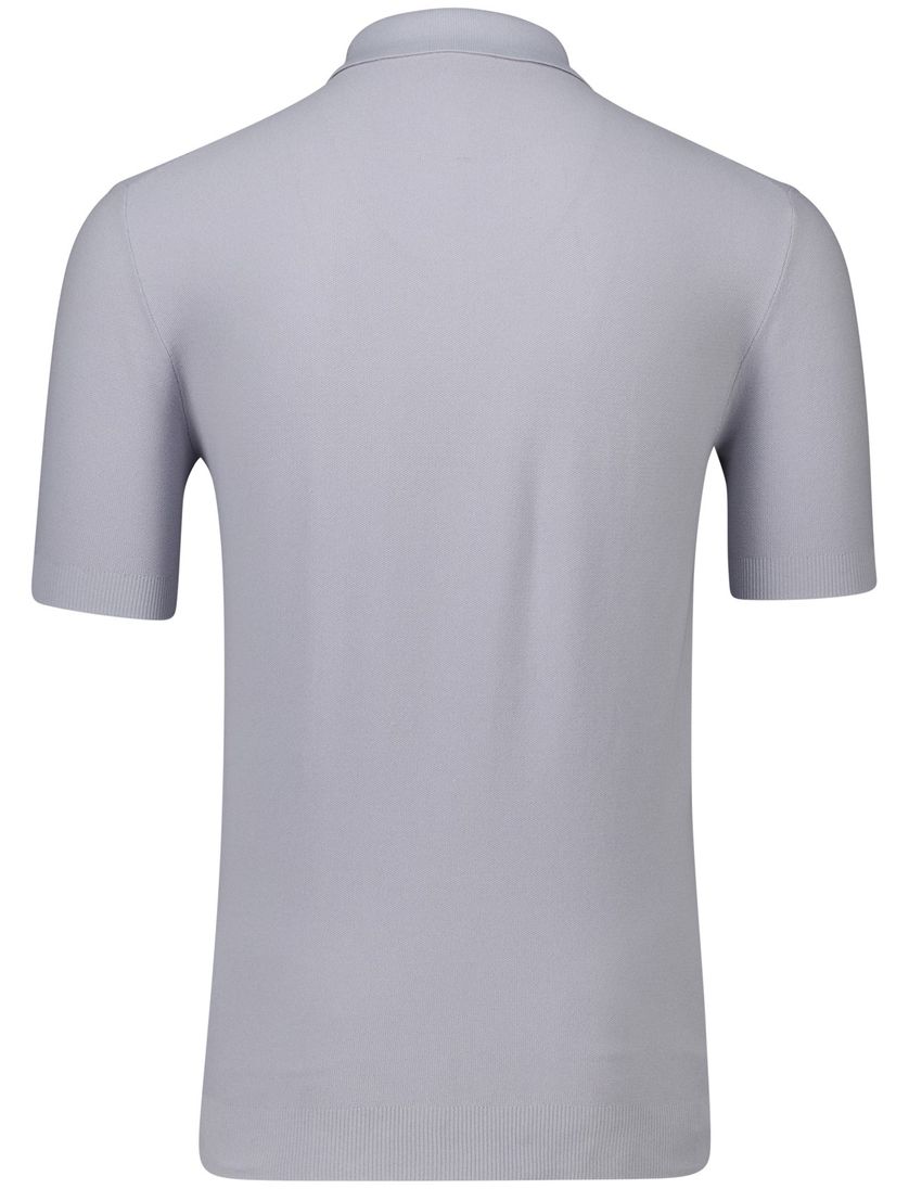 poloshirt korte mouw Thomas Maine grijs effen