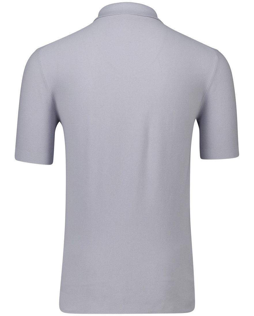 Thomas Maine poloshirt korte mouw grijs