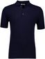 Thomas Maine polo donkerblauw 3-knoops effen normale fit