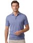 Thomas Maine polo blauw lyocell effen