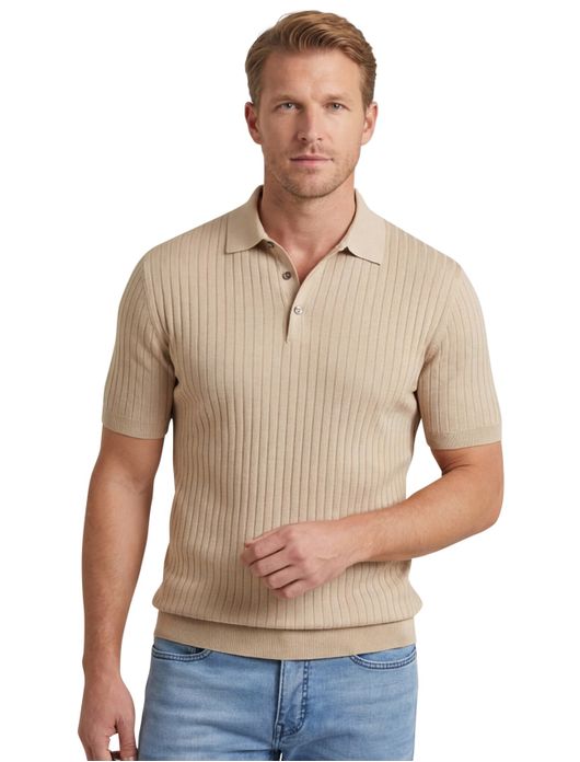Thomas Maine polo beige lyocell