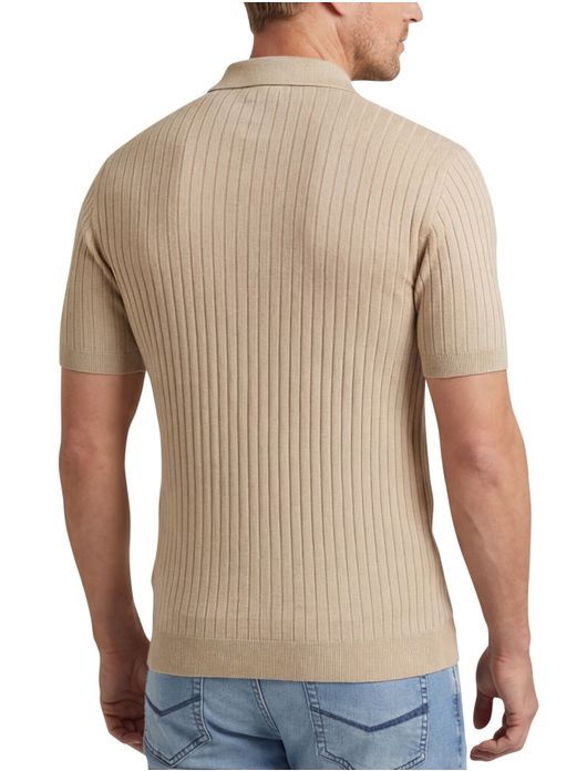 Thomas Maine polo beige lyocell