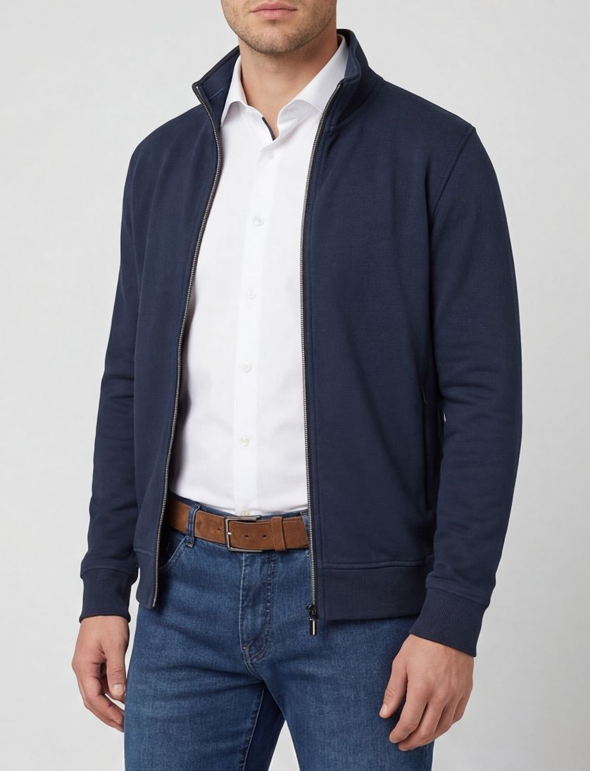 Baileys vest donkerblauw