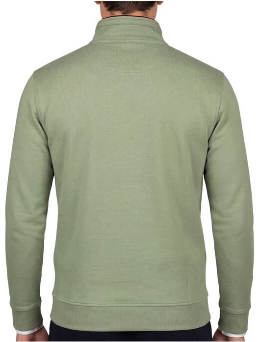 Baileys trui half zipper groen