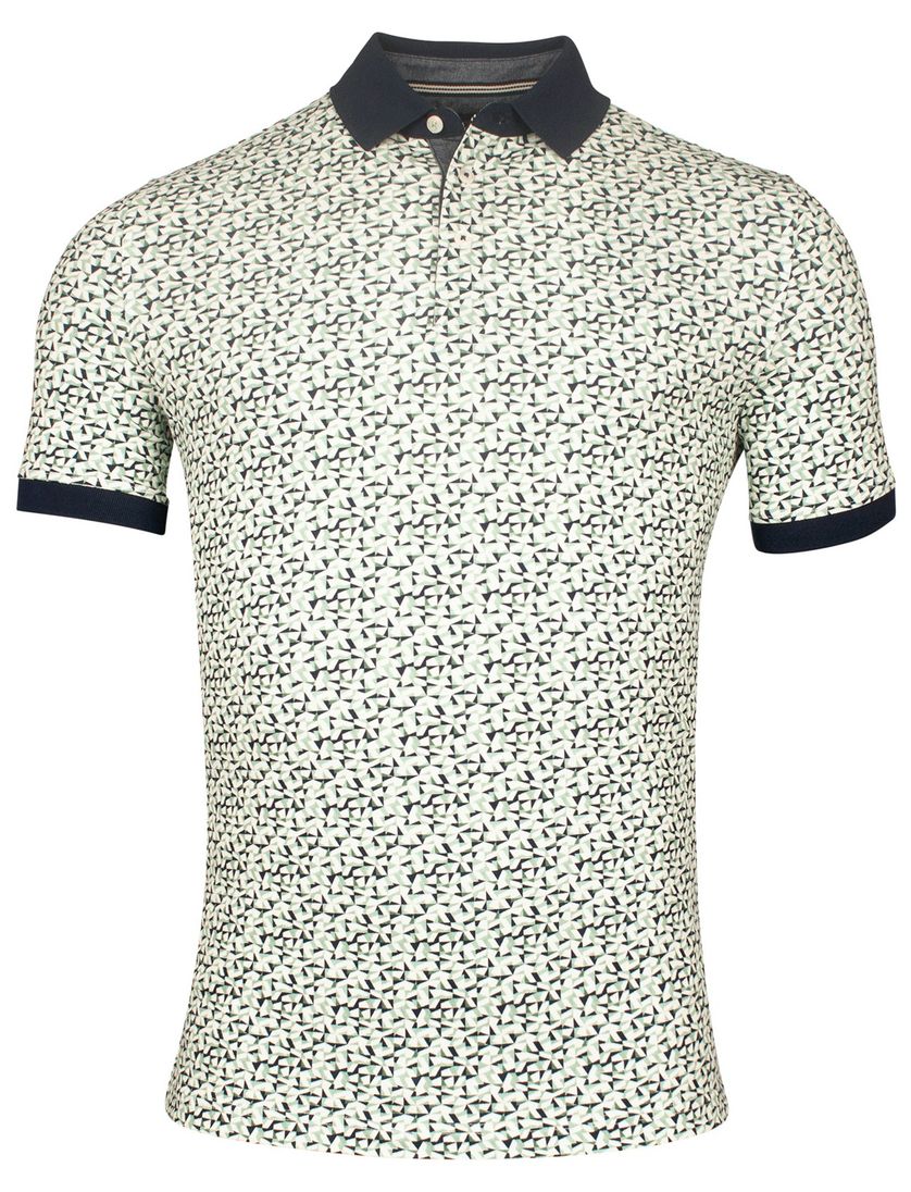 Baileys polo groen geprint multicolor