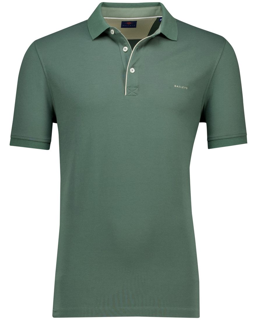 Baileys katoenen polo groen korte mouw