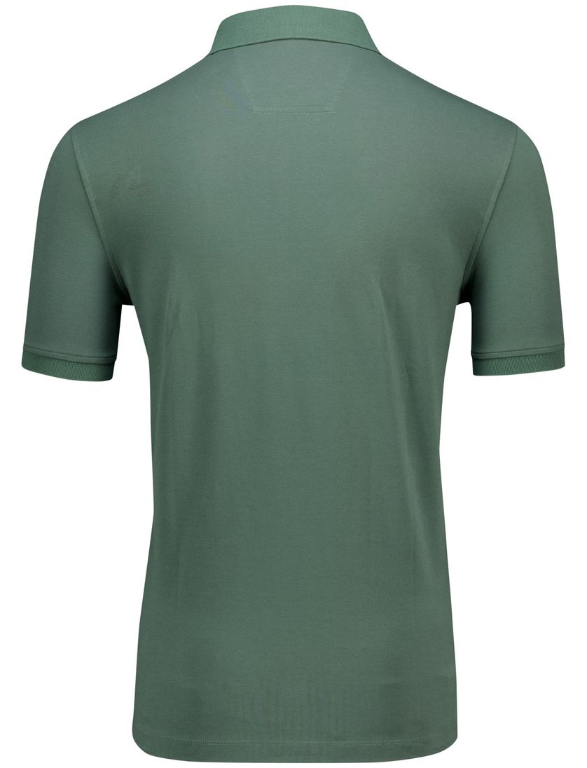 Baileys katoenen polo groen effen