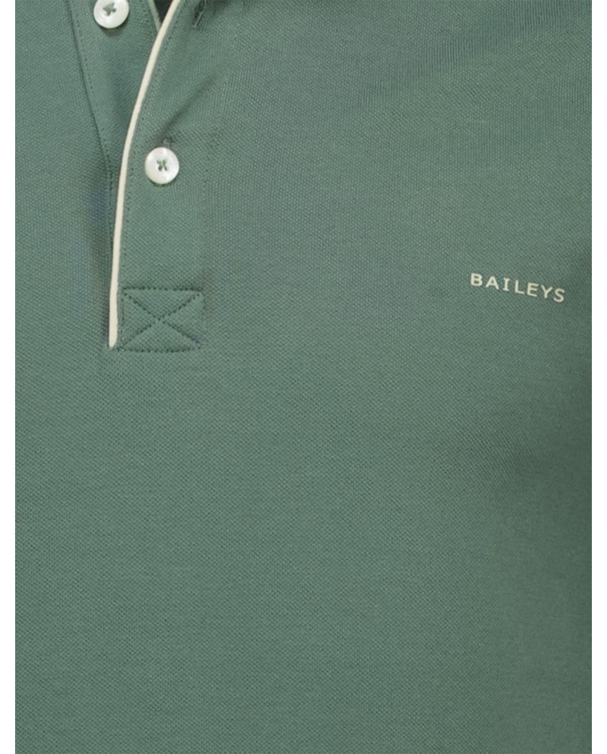 Baileys katoenen polo groen korte mouw