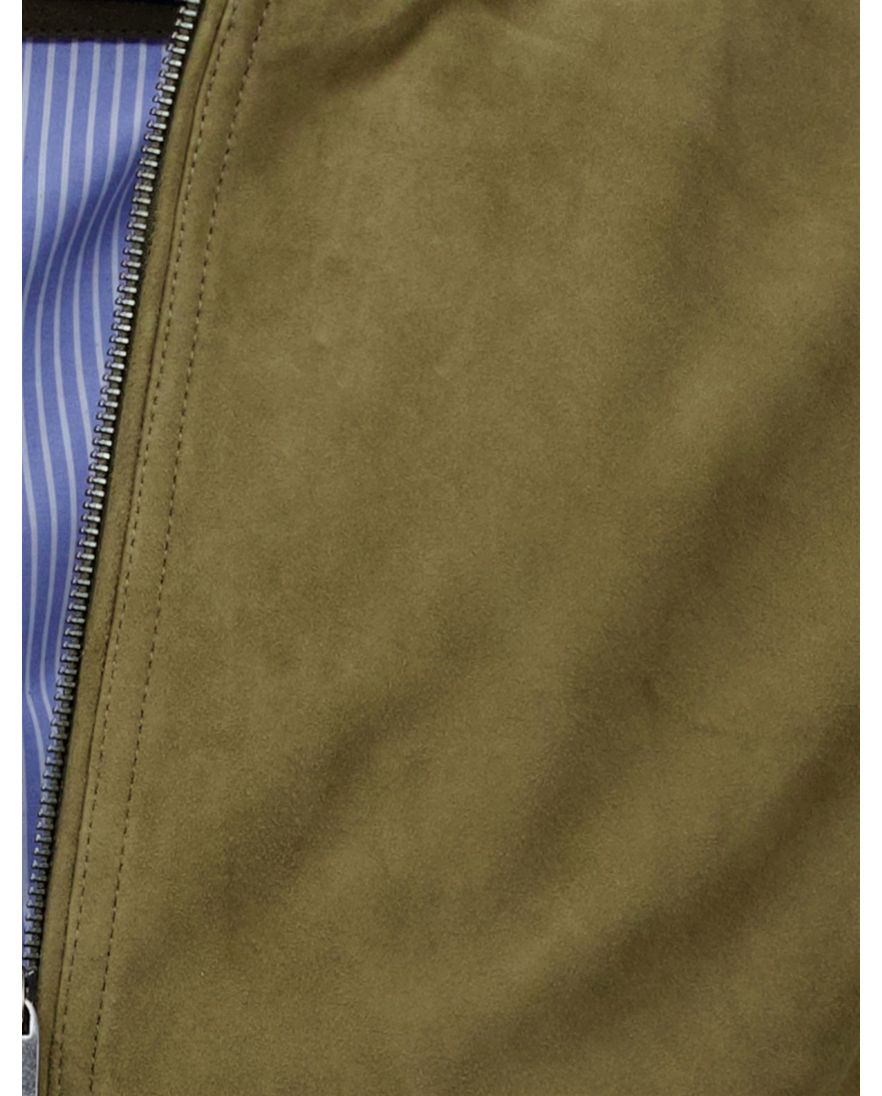 Wellington of Bilmore bomberjas effen groen normale fit